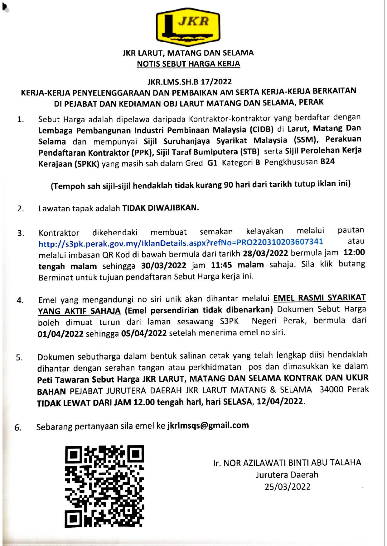 Perak lms Full List